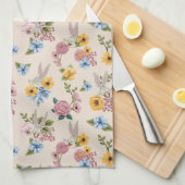 Linge De Cuisine Motif de broderie florale BUGS BUNNY™ (Quart Plié)