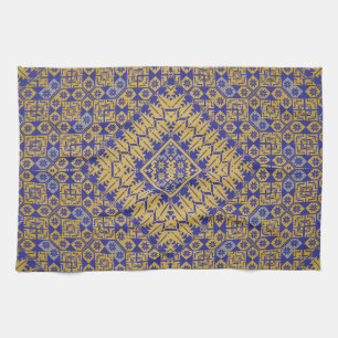 Linge De Cuisine Motif de broderie palestinienne impression numériq