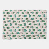 Linge De Cuisine Motif de cactus succulent (Horizontal)