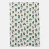Linge De Cuisine Motif de cactus succulent (Vertical)