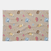 Linge De Cuisine Motif de café (Horizontal)