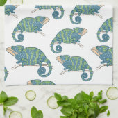 Linge De Cuisine Motif de caméléon (Plié)