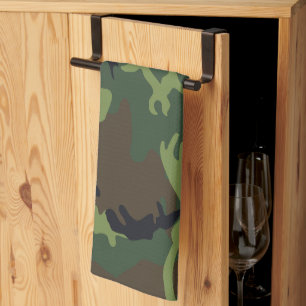 Linge De Cuisine Motif de camouflage vert, motif militaire, armée