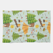 Linge De Cuisine Motif de camping (Horizontal)