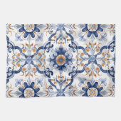 Linge De Cuisine Motif de carreaux Azulejos (Horizontal)