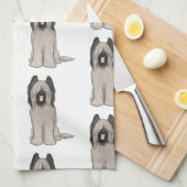 Linge De Cuisine Motif de cartes mignonnes (Quart Plié)