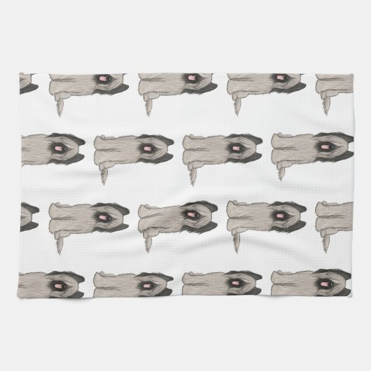Linge De Cuisine Motif de cartes mignonnes (Horizontal)