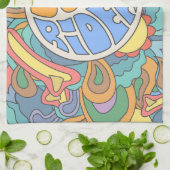 Linge De Cuisine Motif de cavalier de surf (Plié)