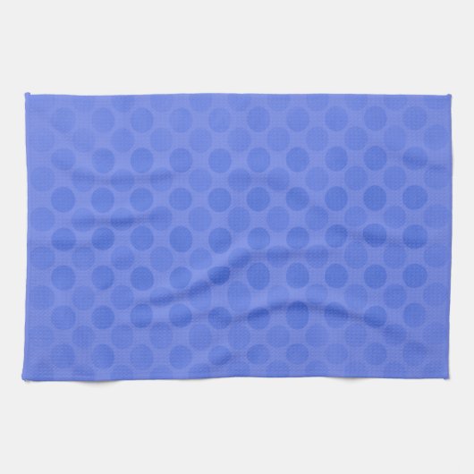 Linge De Cuisine Motif de cercles bleus rétrogradés (Horizontal)