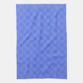 Linge De Cuisine Motif de cercles bleus rétrogradés (Vertical)