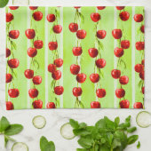 Linge De Cuisine Motif de cerise moderne (Plié)