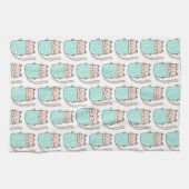Linge De Cuisine Motif de chat amusant (Horizontal)