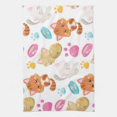 Linge De Cuisine Motif De Chats, Chats Mignons, Kitty, Chatons, Paw (Vertical)