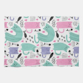 Linge De Cuisine Motif de chats mignons (Horizontal)