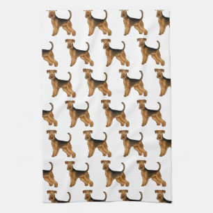 Linge De Cuisine Motif de chien mignon Airedale Terrier Bingley Ter