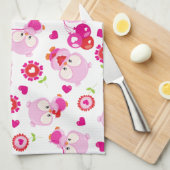 Linge De Cuisine Motif De Chouettes, Chouettes Mignonnes, Chouettes (Quart Plié)