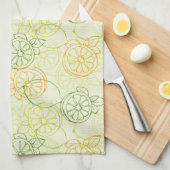 Linge De Cuisine Motif de citron (Quart Plié)