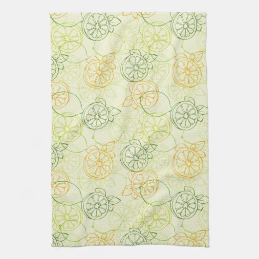 Linge De Cuisine Motif de citron (Vertical)