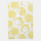 Linge De Cuisine Motif de citron à main (Vertical)