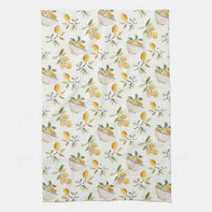 Linge De Cuisine Motif de citron de campagne française