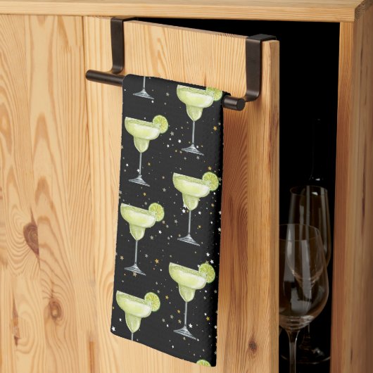 Linge De Cuisine Motif de cocktail Margarita (Pliage en tiers)