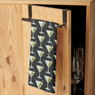 Linge De Cuisine Motif de cocktail Martini