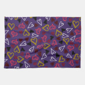 Linge De Cuisine Motif de coeur 32 (Horizontal)