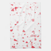 Linge De Cuisine Motif de coeur 33 (Vertical)