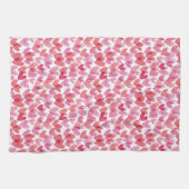 Linge De Cuisine Motif de coeur aquarelle (Horizontal)