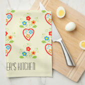 Linge De Cuisine Motif de coeur populaire portugais (Quart Plié)