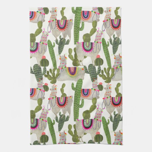 Linge De Cuisine Motif de collection Llamarama (Vertical)