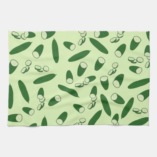 Linge De Cuisine Motif de concombre (Horizontal)