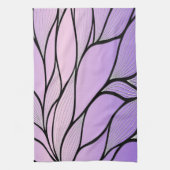 Linge De Cuisine Motif de congé créatif violet nacré (Vertical)