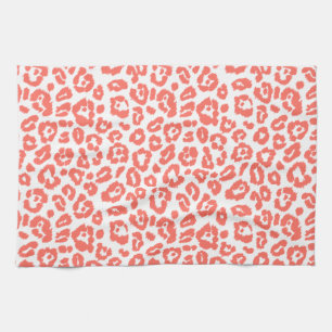 Linge De Cuisine Motif de Coral Leopard