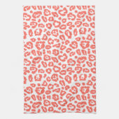 Linge De Cuisine Motif de Coral Leopard (Vertical)