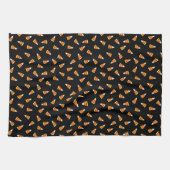 Linge De Cuisine Motif de Corne de bonbons d'Halloween (Horizontal)