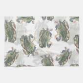Linge De Cuisine Motif de crabe bleu (Horizontal)