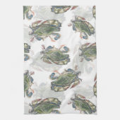 Linge De Cuisine Motif de crabe bleu (Vertical)