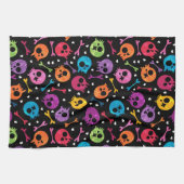 Linge De Cuisine Motif de crânes (Horizontal)