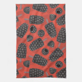 Linge De Cuisine Motif de crème glacée Blackberry et Blackberry (Vertical)