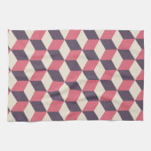 Linge De Cuisine motif de cubes 3d (Horizontal)