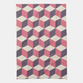 Linge De Cuisine motif de cubes 3d (Vertical)