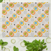 Linge De Cuisine Motif de démarrage moderne rétro du milieu du sièc (Plié)