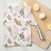 Linge De Cuisine Motif de dessin animé Tan FRIENDS™ (Quart Plié)