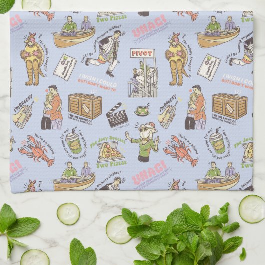 Linge De Cuisine Motif de dessin coloré AMIENDS™ (Plié)