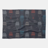 Linge De Cuisine Motif de dessin de poisson (Horizontal)