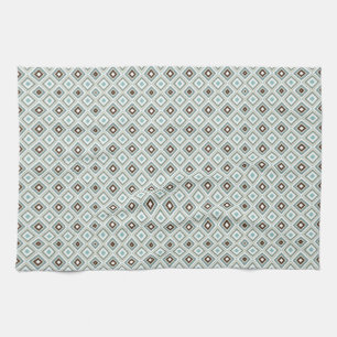 Linge De Cuisine Motif de diamant géométrique rétro