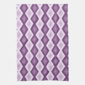 Linge De Cuisine Motif de diamant violet (Vertical)