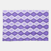 Linge De Cuisine Motif de diamant violet (Horizontal)