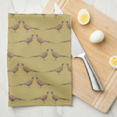 Linge De Cuisine Motif de faisan (Quart Plié)